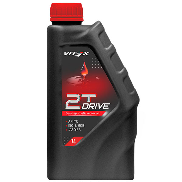 Масло моторное VITEX 2T Drive TC Полусинтетическое 1л