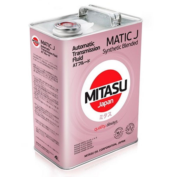 Трансмиссионное масло MITASU ATF Matic J (4л.) Арт.MJ-333/4