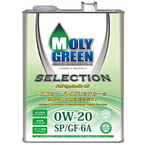Моторное масло MOLY GREEN Selection SP/GF-6A 0W-20 Синтетическое, 4л.
