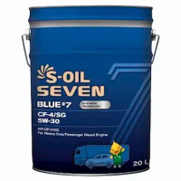 Моторное масло S-OIL 7 BLUE #7 CF-4/SG 5W-30 Полусинтетическое на разлив