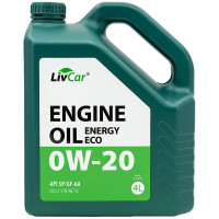 Моторное масло LIVCAR ENGINE OIL ENERGY ECO 0W-20 SP/GF-6A Синтетическое 4л.