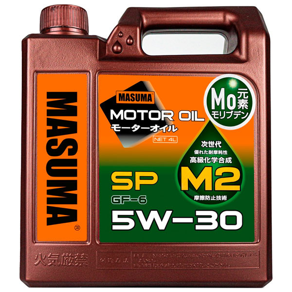 Моторное масло MASUMA M2 SP/CF-6 5W-30 Синтетическое 4л.