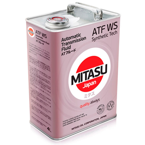 Трансмиссионное масло MITASU ATF WS (4л.) Арт.MJ-331/4