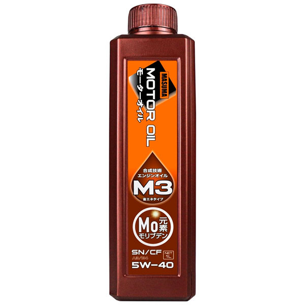 Моторное масло MASUMA M3 SN/CF A3/B4 5W-40 Полусинтетическое 1л.