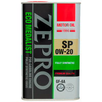 Моторное масло ZEPRO Eco Medalist FS SP/GF-6A 0W-20 Синтетическое 1л.