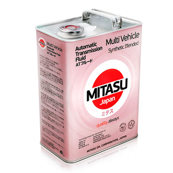 Трансмиссионное масло MITASU ATF Multi Vehicle (4л.) Арт.MJ-323/4