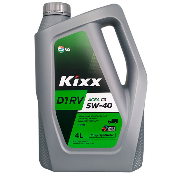 Моторное масло GS KIXX D1 RV 5W-40 C3 Синтетическое 4л.