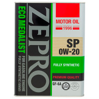 Моторное масло ZEPRO Eco Medalist FS SP/GF-6A 0W-20 Синтетическое 4л.