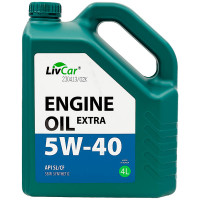 Моторное масло LIVCAR ENGINE OIL EXTRA 5W-40 SL/CF Полусинтетическое 4л.