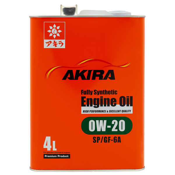 Моторное масло AKIRA Engine Oil FS 0W-20 SP/GF-6A Синтетическое 4л.