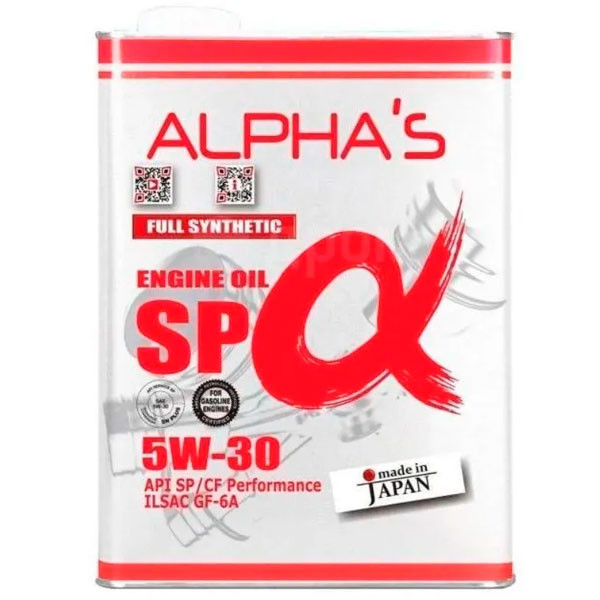 Моторное масло ALPHAS 5W30 SP/GF-6 Cинтетическое 4л