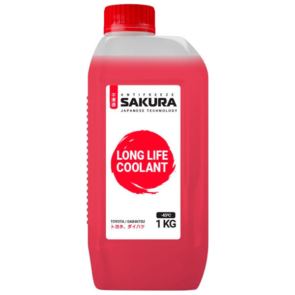 Антифриз SAKURA -45 Красный (1л.)