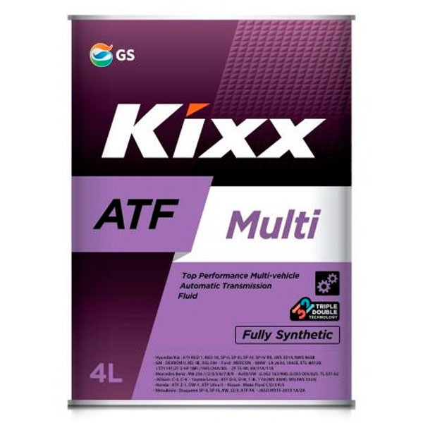 Трансмиссионное масло KIXX ATF Multi Синтетическое 4л.