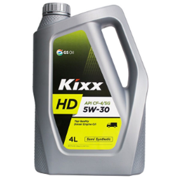 Моторное масло GS KIXX HD 5W-30 CF-4/SG Полусинтетическое 4л.