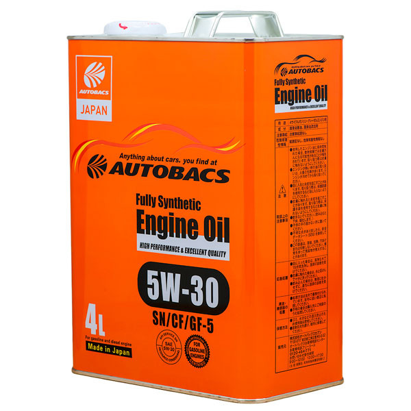 Моторное масло AUTOBACS Engine Oil FS 5W-30 SP/CF/GF-6A Синтетическое 4л.