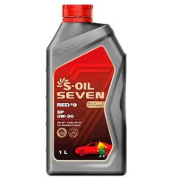 Моторное масло S-OIL 7 RED #9 SP 0W-30 Синтетическое 1л.