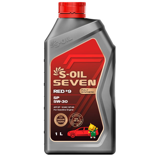 Моторное масло S-OIL 7 RED #9 SP 5W-30 Синтетическое 1л.