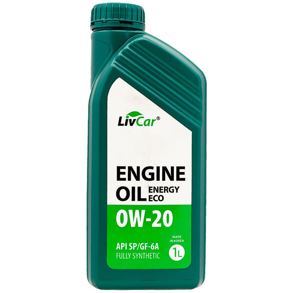 Моторное масло LIVCAR ENGINE OIL ENERGY ECO 0W-20 SP/GF-6A Синтетическое 1л.