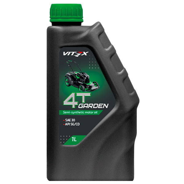 Масло моторное VITEX 4T Garden SG/CD Полусинтетическое 1л