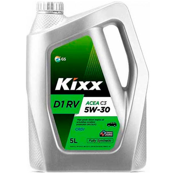 Моторное масло GS KIXX D1 RV 5W-30 C3 Синтетическое 5л.