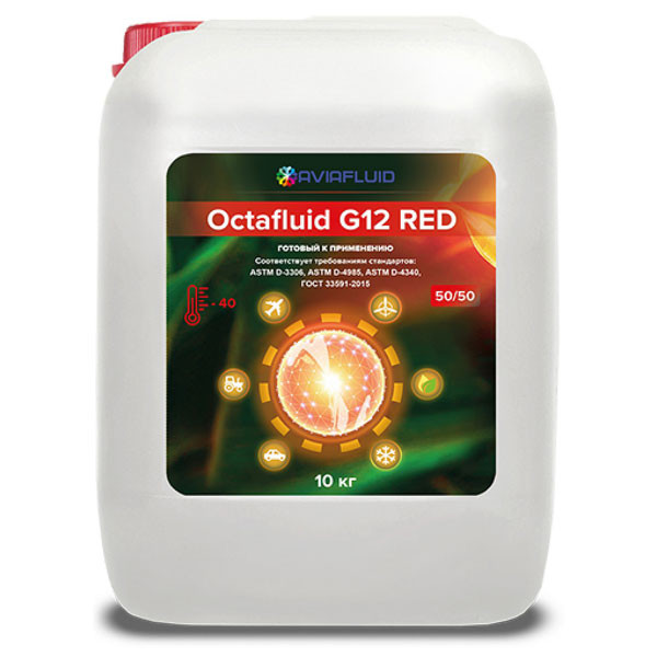 Антифриз Octafluid G12 Красный 20кг.