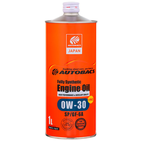 Моторное масло AUTOBACS Engine Oil FS 0W-30 SP/GF-6A Синтетическое 1л.