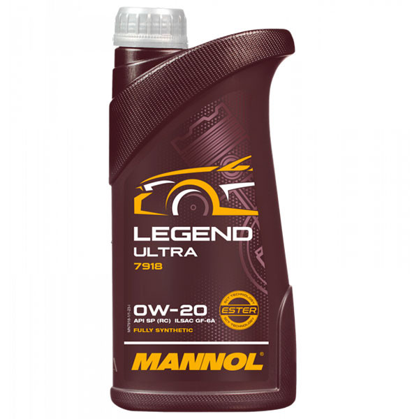 Моторное масло MANNOL Legend Ultra 0W-20 Синтетическое 1л.