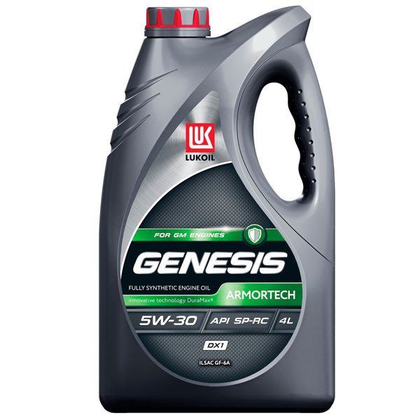 Моторное масло ЛУКОЙЛ GENESIS ARMORTECH 5W-30 Cинтетическое 4л.