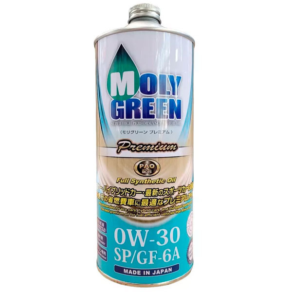Моторное масло MOLY GREEN Premium SP/GF-6 0W-30 Синтетическое 1л.