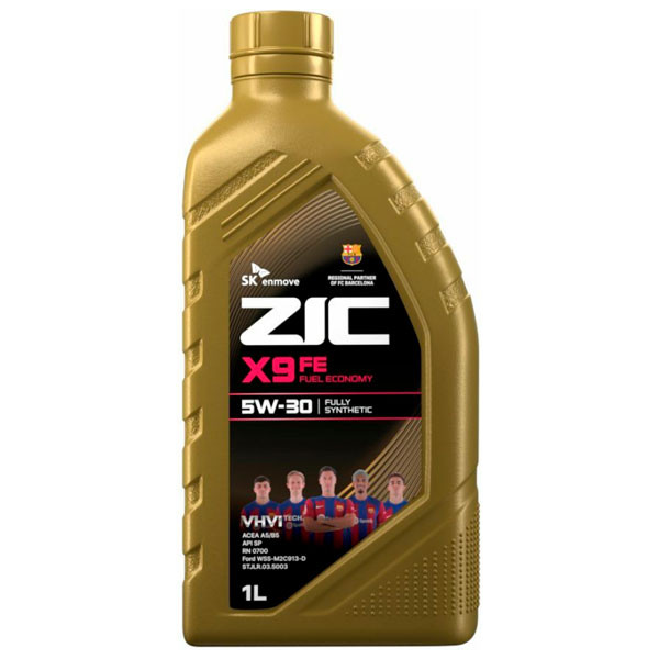 Масло моторное ZIC X9 FE 5W-30 SP/CF A5/B5 Ford Синтетическое 1л