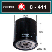 Фильтр масляный VIC C-411