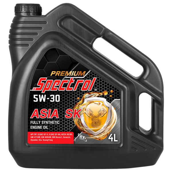 Моторное масло SPECTROL Premium ASIA SK 5W-30 SP Синтетическое 4л.