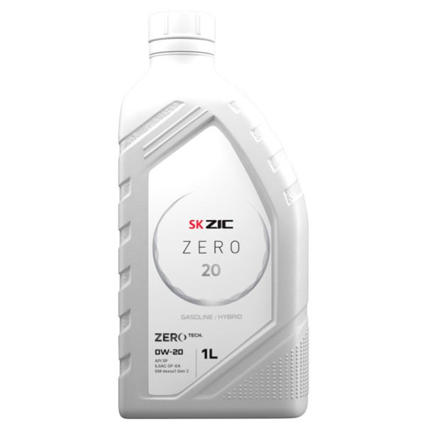 Масло моторное ZIC ZERO 20 0W-20 PAO SN Plus/CF-5 Синтетическое 1л
