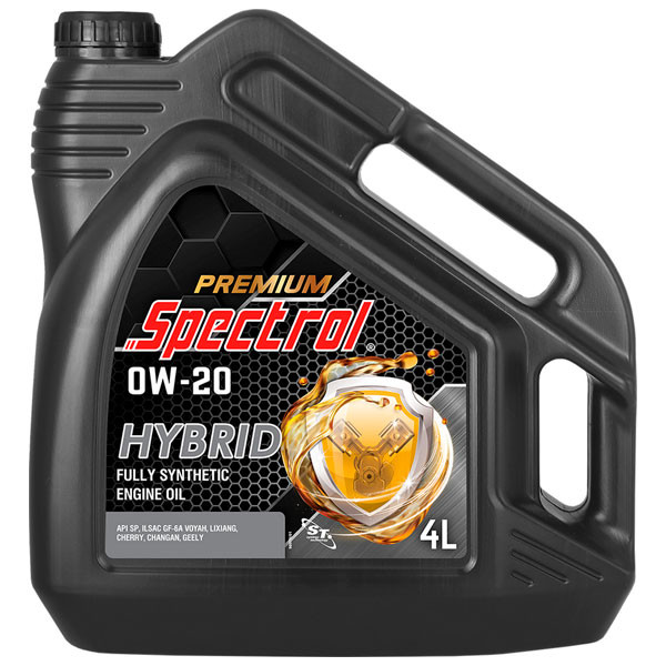 Моторное масло SPECTROL Premium HIBRID 0W-20 SP Синтетическое 4л.