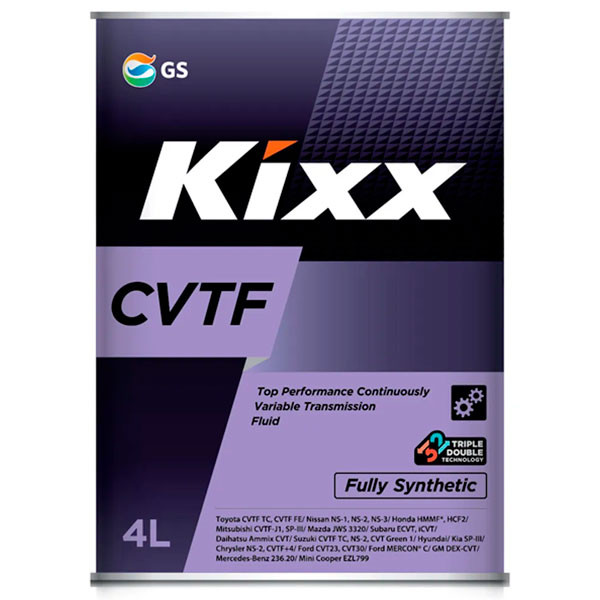 Трансмиссионное масло KIXX CVTF(E) Синтетическое 4л.