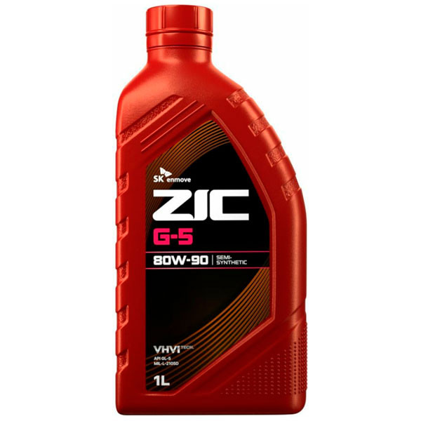 Трансмиссионное масло ZIC G-5 80W-90 GL-5 Синтетическое 1л.