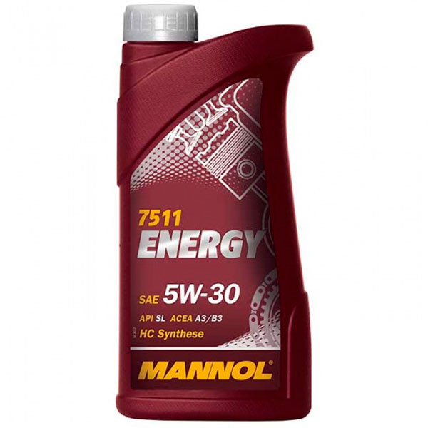 Моторное масло MANNOL Energy 5W-30 SL Синтетическое 1л.