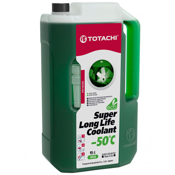 Антифриз TOTACHI Super Long Life Coolant -50C Зеленый (5л.)