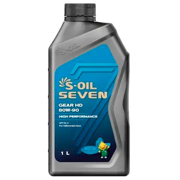 Трансмиссионное масло S-OIL 7 Gear HD 80W-90 GL5 1л.