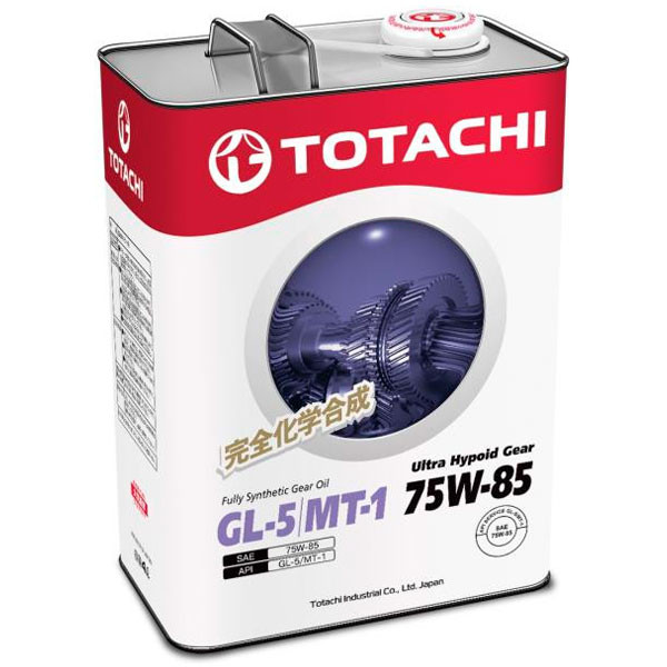 Трансмиссионное масло TOTACHI Ultra Hypoid 75W-85 GL-5 Синтетическое 4л.
