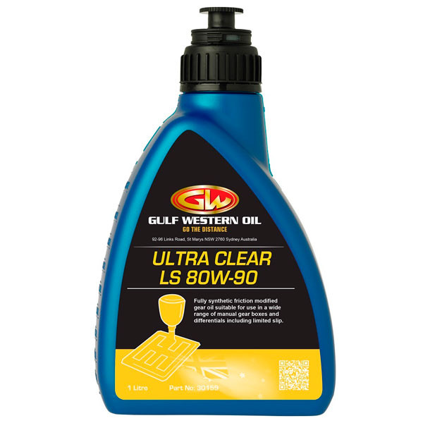 Трансмиссионное масло Gulf Western ULTRA CLEAR LS 80W90 1л