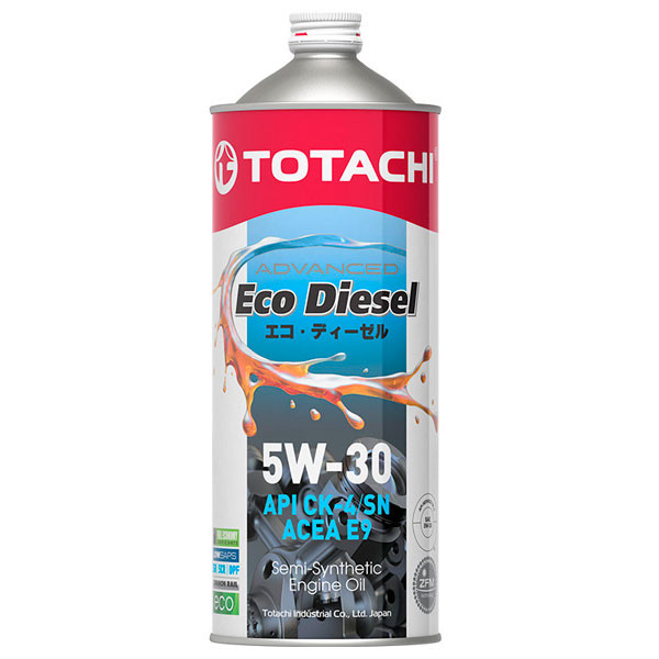 Моторное масло TOTACHI Eco Diesel 5W-30 CK-4/SN Полусинтетическое 1л.