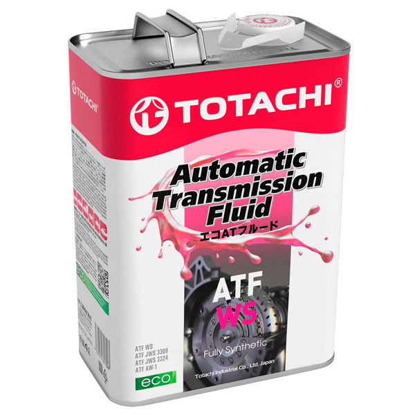 Трансмиссионное масло TOTACHI ATF WS Синтетическое 4л.