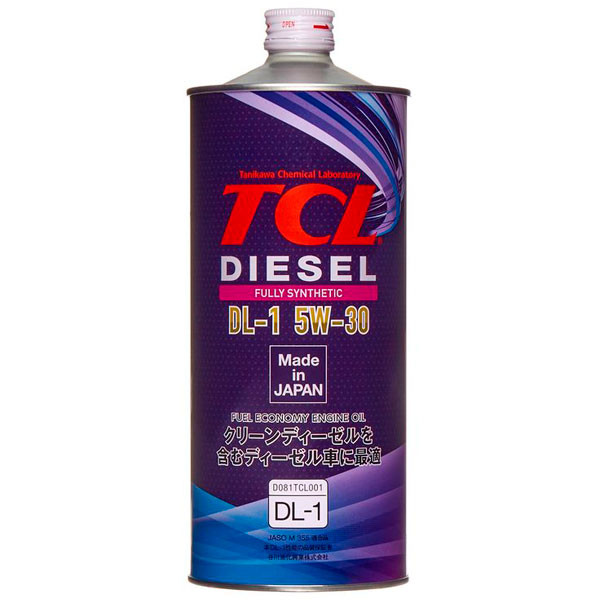 Моторное масло TCL Diesel Fully Synth 5W-30 DL-1 Синтетическое 1л.