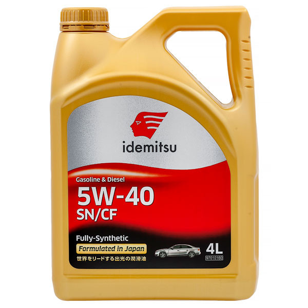Моторное масло IDEMITSU 5W-40 SN/CF F-S Синтетическое, 4л.