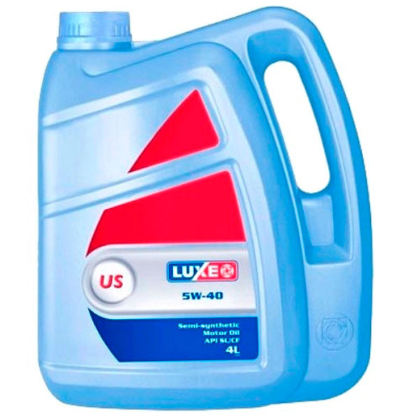 Масло моторное LUXE Polus 5W40 SL/CF Полусинтетическое 4л.