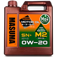 Моторное масло MASUMA M2 SN+/CF-5 0W-20 Синтетическое 4л.