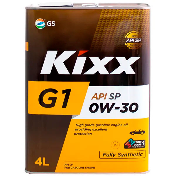 Моторное масло GS KIXX G1 0W-30 SP Синтетическое 4л.