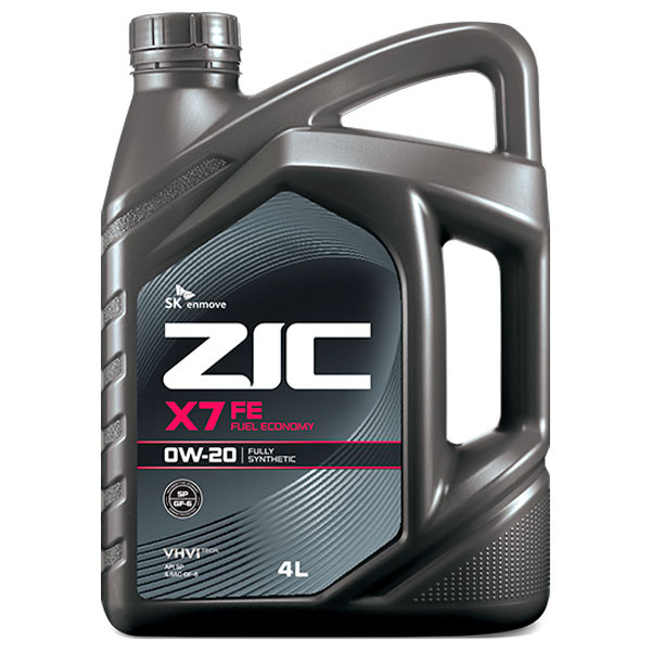 Масло моторное ZIC X7 FE 0W-20 SN-RC/GF-5 Dexos1 Синтетическое 4л