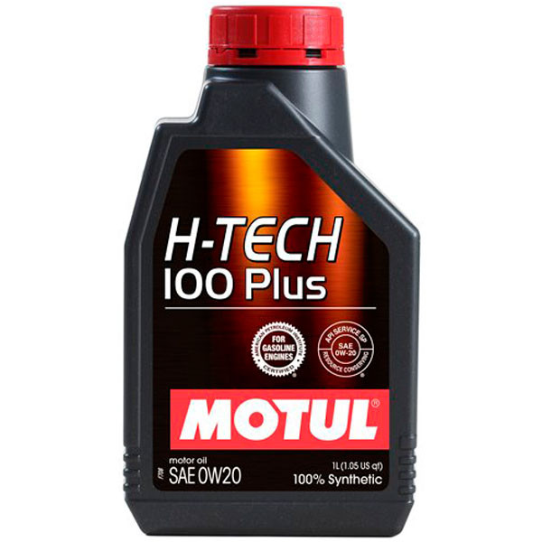 Моторное масло MOTUL H-TECH 100 PLUS 0W-20 Cинтетическое 1л.